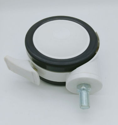 hospital bed wheel with screw stem 3 inch