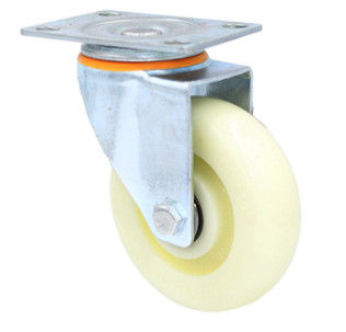 Los echadores de nylon de 5 pulgadas giran sobre un eje las ruedas del echador que las ruedas plásticas cubren con cinc el acero plateado