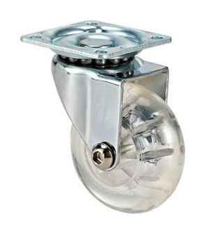 50mm Clear Casters Urethane Casters  Furniture Wheels Swivel Casters