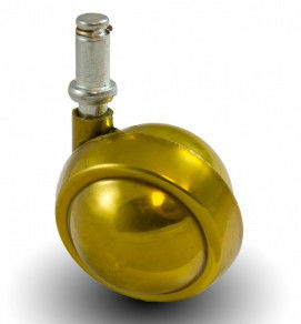 Echador de cobre amarillo de la bola del vintage con el apretón Ring Stem