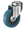 rueda de goma suave para los echadores del aparato de los echadores del agujero de perno de la carretilla